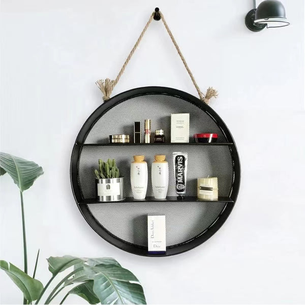 Circle Metal Floating Shelf - 4 Seasons Home Gadgets