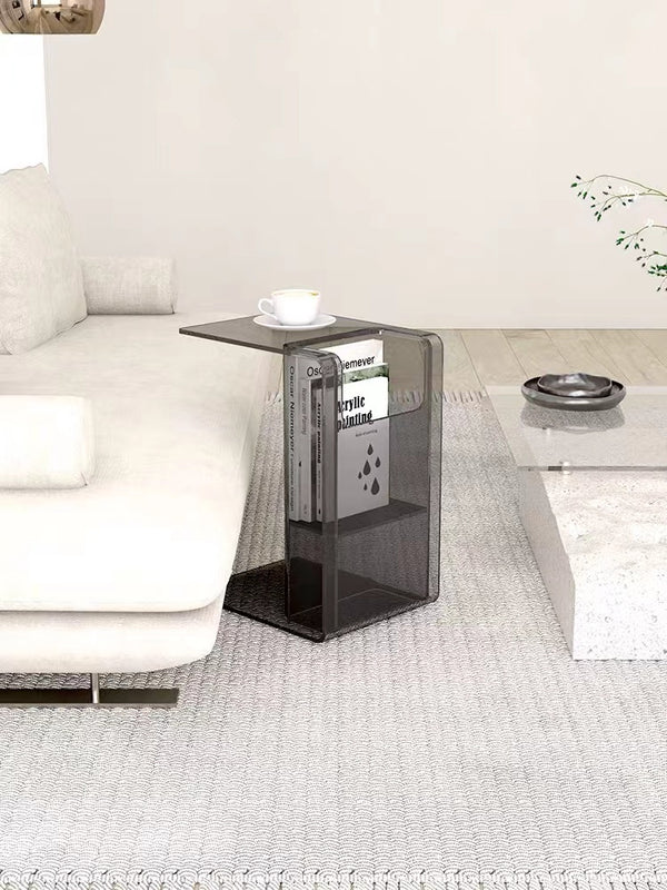 Clairan  Acrylic C Table End Table - 4 Seasons Home Gadgets