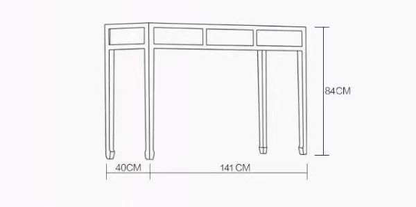 Classic 3 Drawers Console Table - 4 Seasons Home Gadgets