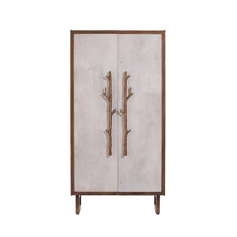 Classic Wood Silver Wardrobe - 4 Seasons Home Gadgets