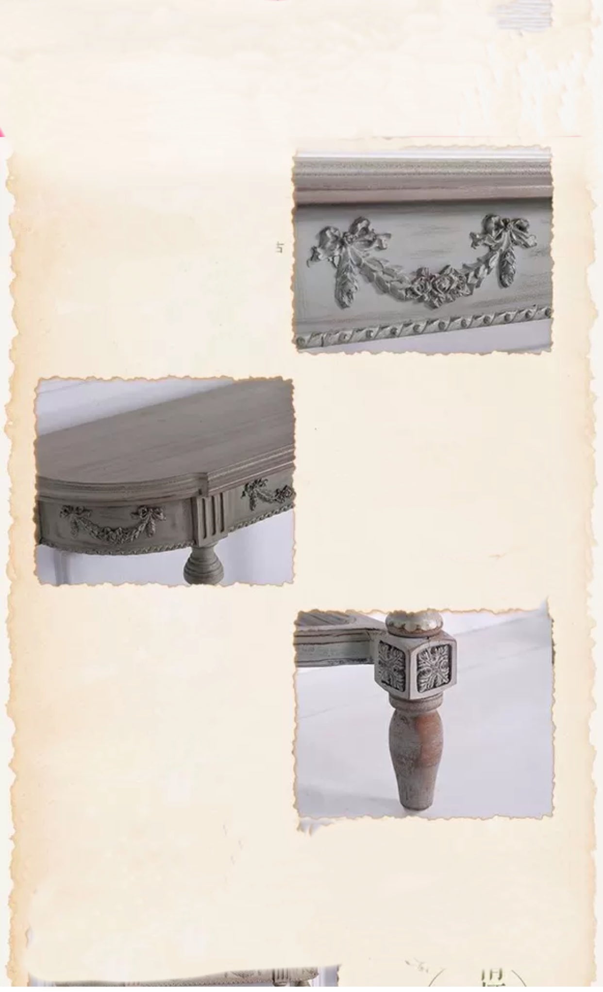 Clausen French Console Table - 4 Seasons Home Gadgets