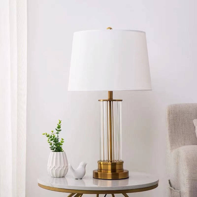 Clear Brass Table Lamp - 4 Seasons Home Gadgets