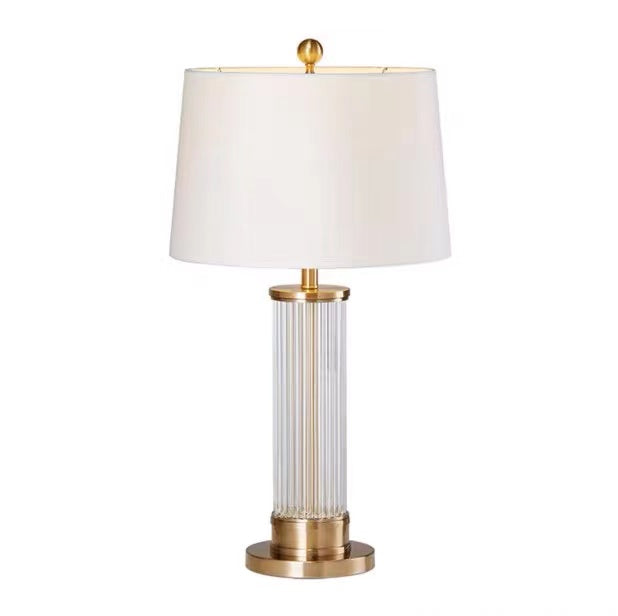 Clear Brass Table Lamp - 4 Seasons Home Gadgets