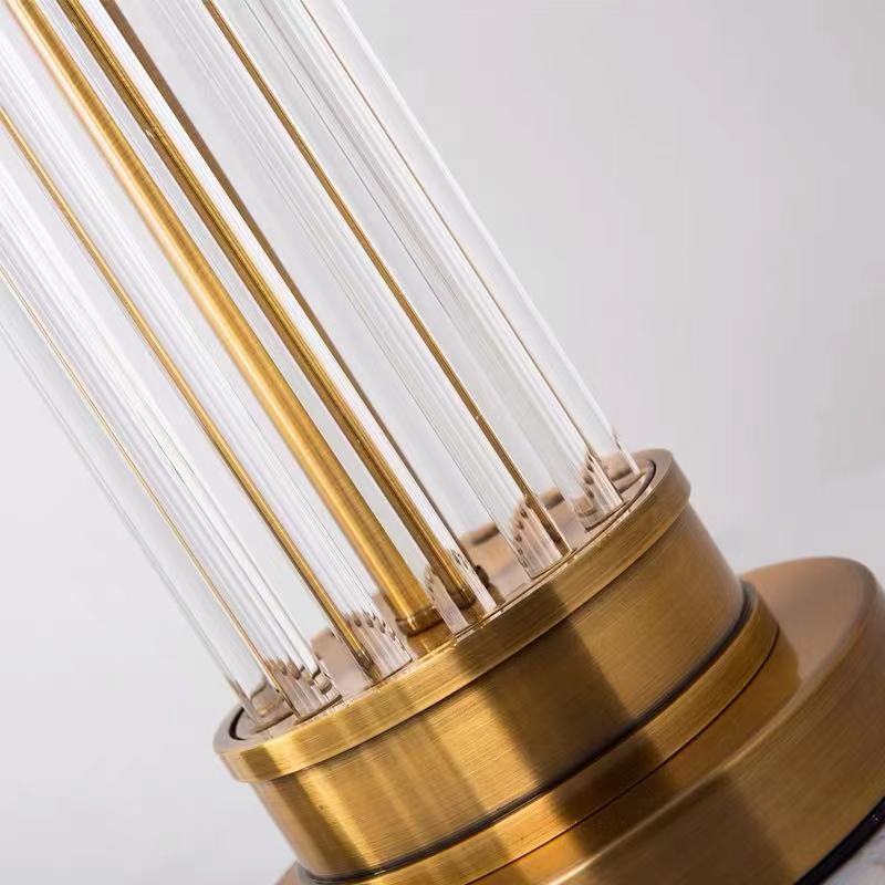 Clear Brass Table Lamp - 4 Seasons Home Gadgets