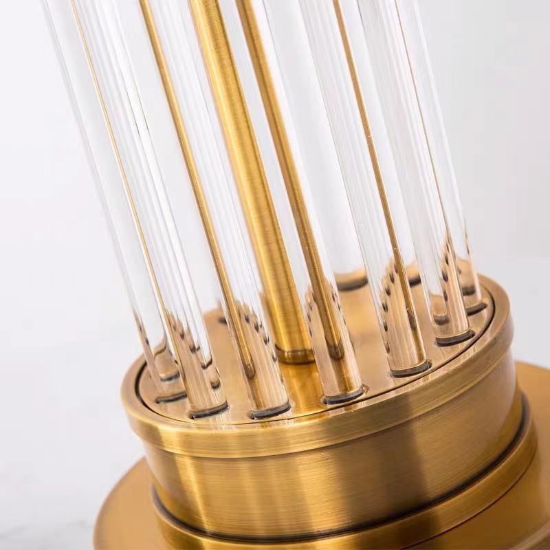 Clear Brass Table Lamp - 4 Seasons Home Gadgets