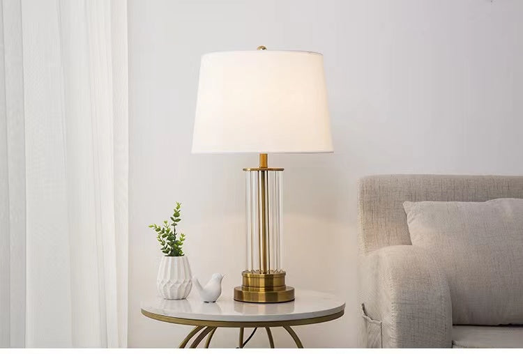 Clear Brass Table Lamp - 4 Seasons Home Gadgets