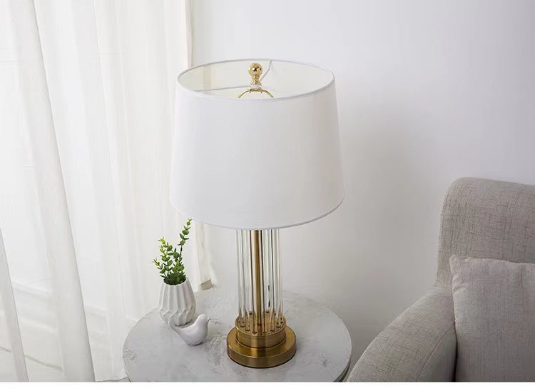 Clear Brass Table Lamp - 4 Seasons Home Gadgets