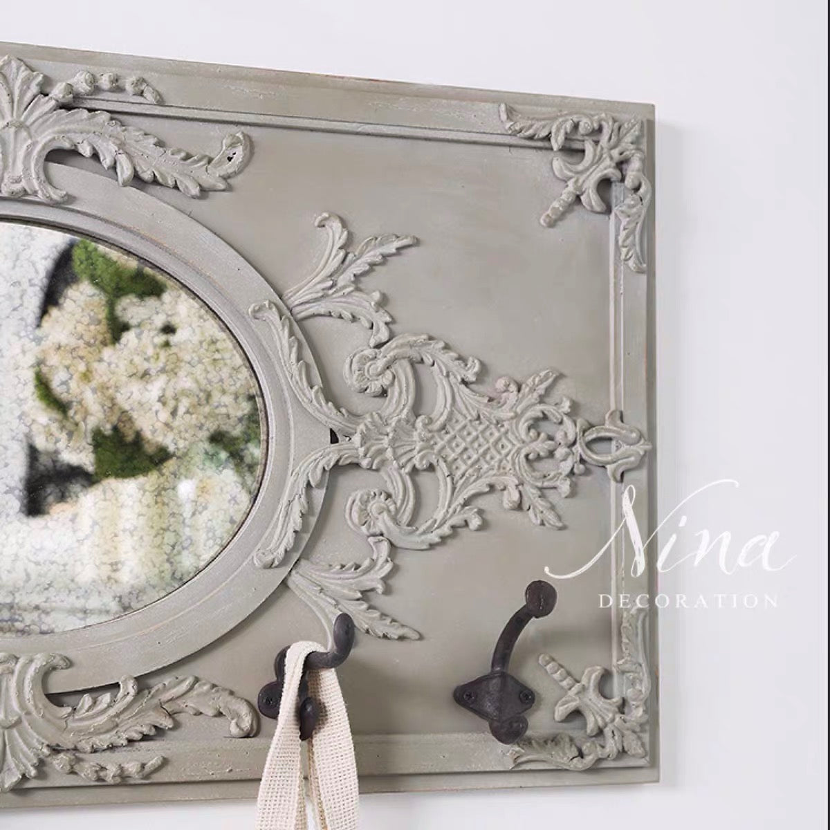 Coat Hanging Mirror - 4 Seasons Home Gadgets