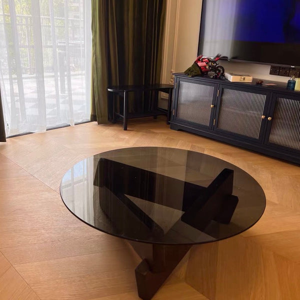 Coffee Table With Glass Top - 4 Seasons Home Gadgets