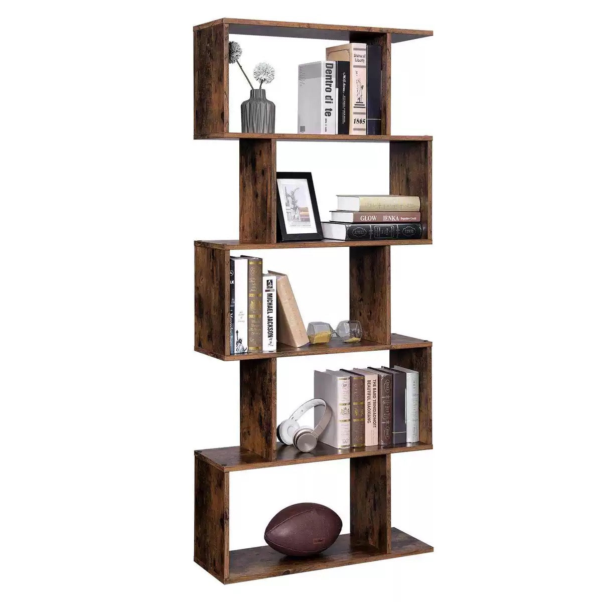 Colisa 70cm Geometric Bookcase - 4 Seasons Home Gadgets