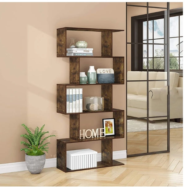 Colisa 70cm Geometric Bookcase - 4 Seasons Home Gadgets