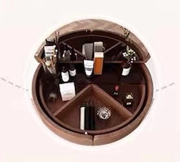 Collingswood Round Vanity Set with Mirror - 4 Seasons Home Gadgets