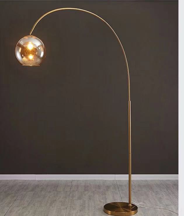 Copper Brass Arched Floor Lamp - 4 Seasons Home Gadgets