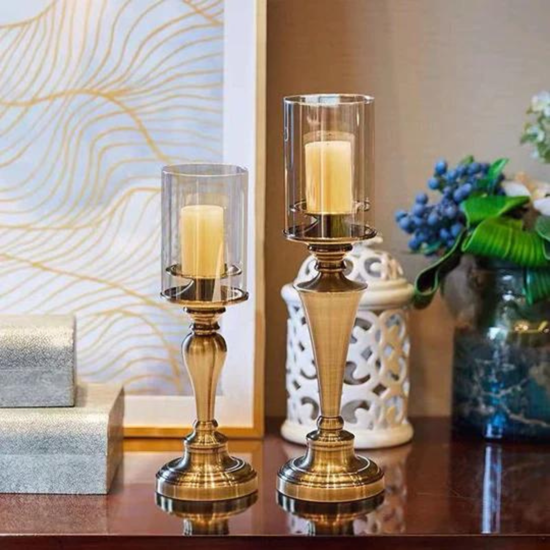 Copper Candle Holder Set - 4 Seasons Home Gadgets