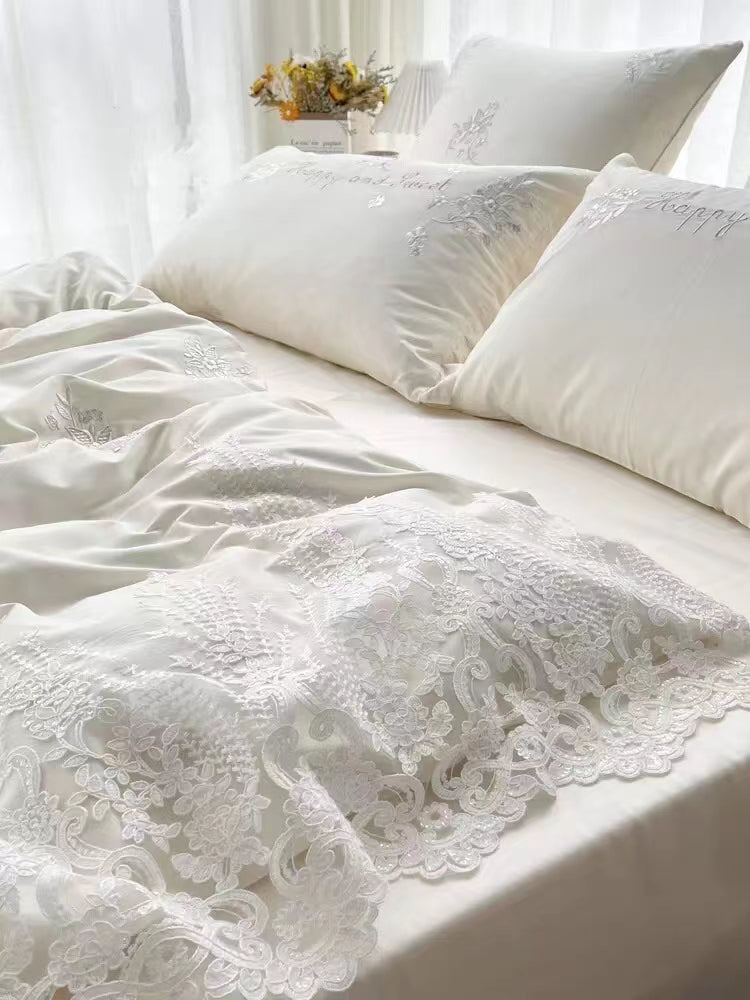Cotton Lace Modern & Contemporary Quilt - 4 Seasons Home Gadgets