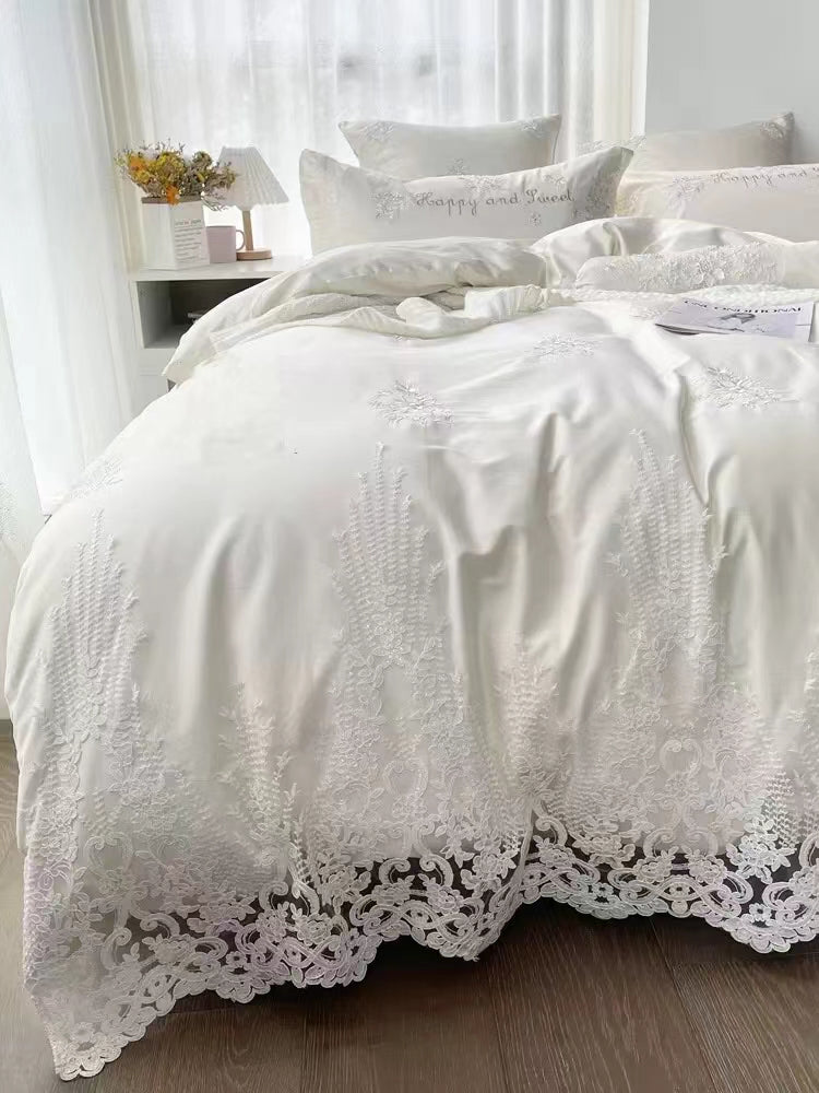 Cotton Lace Modern & Contemporary Quilt - 4 Seasons Home Gadgets