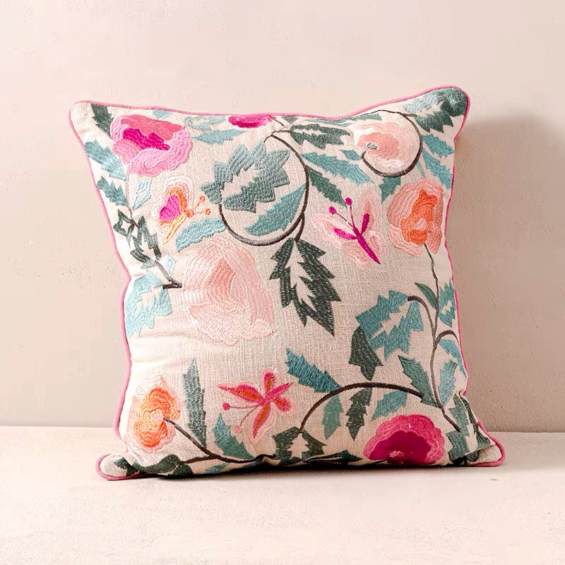 Cotton Stitches Cover and Insert Cushion - 4 Seasons Home Gadgets