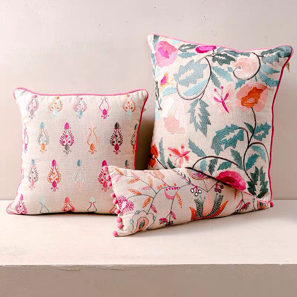 Cotton Stitches Cover and Insert Cushion - 4 Seasons Home Gadgets