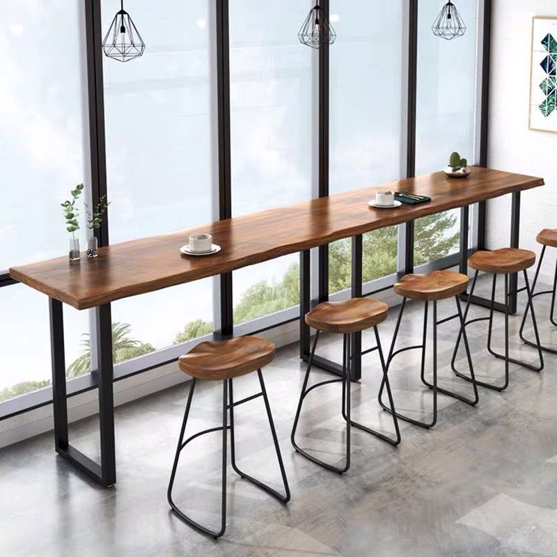 Counter Height Solid Wood Dining Table - 4 Seasons Home Gadgets