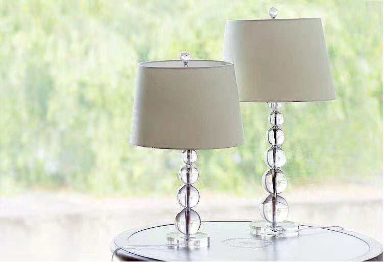 Crystal Ball Stand Table Lamp - 4 Seasons Home Gadgets