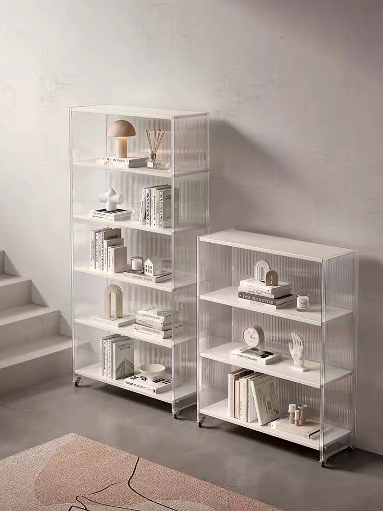 Dacari Acrylic Standing Bookcase - 4 Seasons Home Gadgets