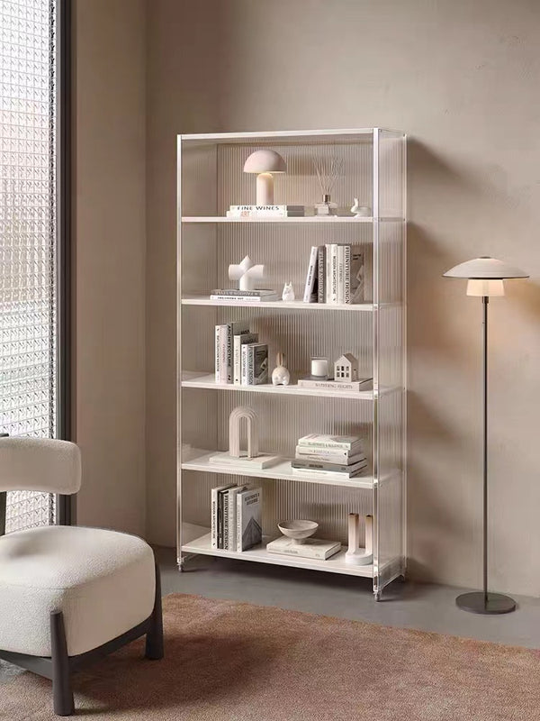 Dacari Acrylic Standing Bookcase - 4 Seasons Home Gadgets