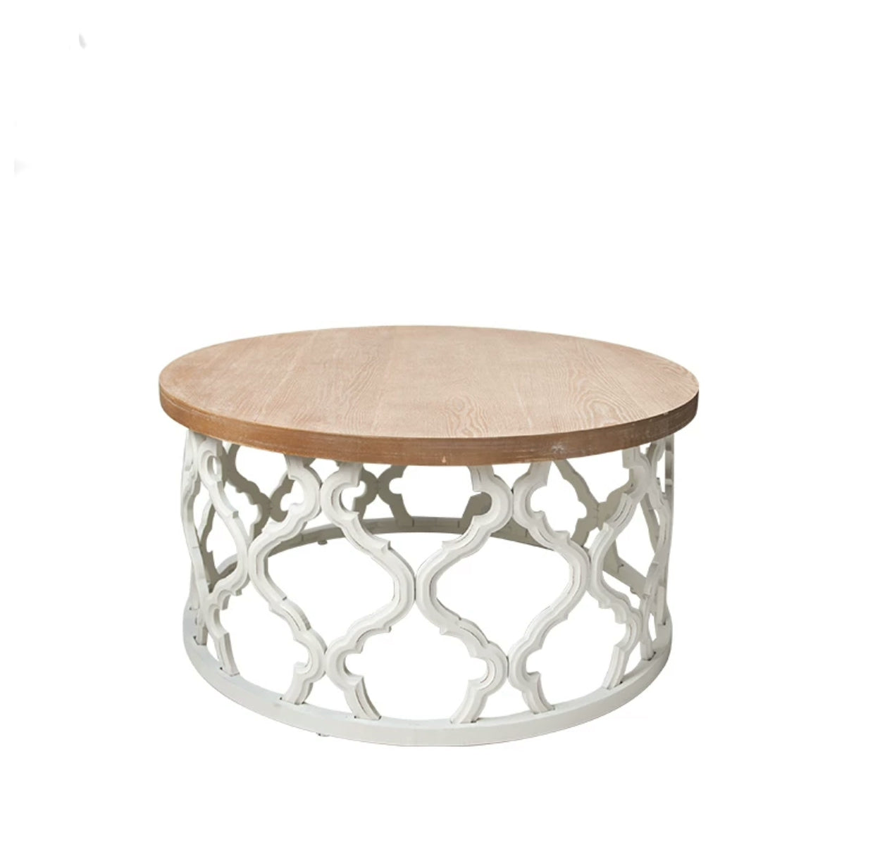 Davina Drum Coffee Table - 4 Seasons Home Gadgets