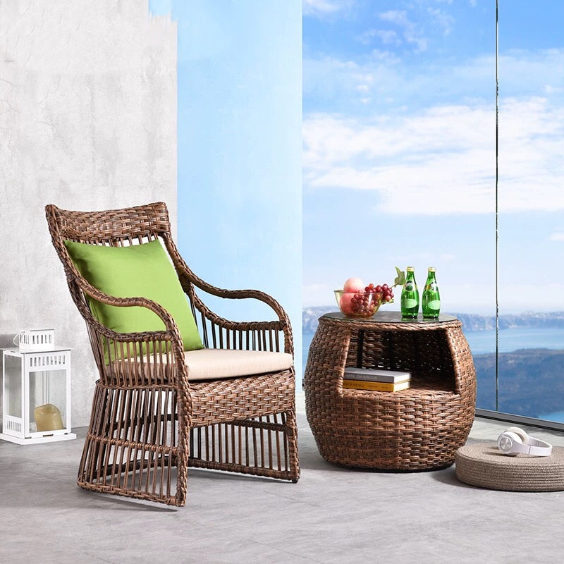 Davinci Rattan Armchair Set - 4 Seasons Home Gadgets