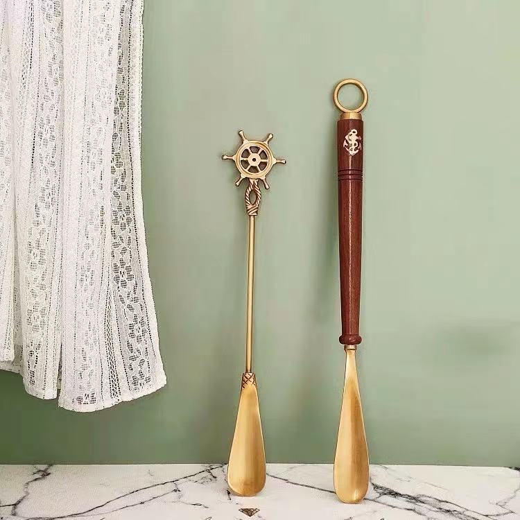 Mango Wood Costal Rudder Shoe Horn Set - 4 Seasons Home Gadgets