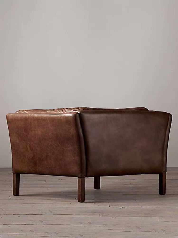 Dima PU Leather Wide Armchair - 4 Seasons Home Gadgets