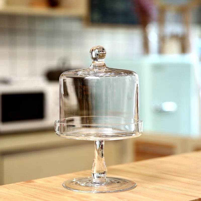 Dome Glass Cake Stand - 4 Seasons Home Gadgets