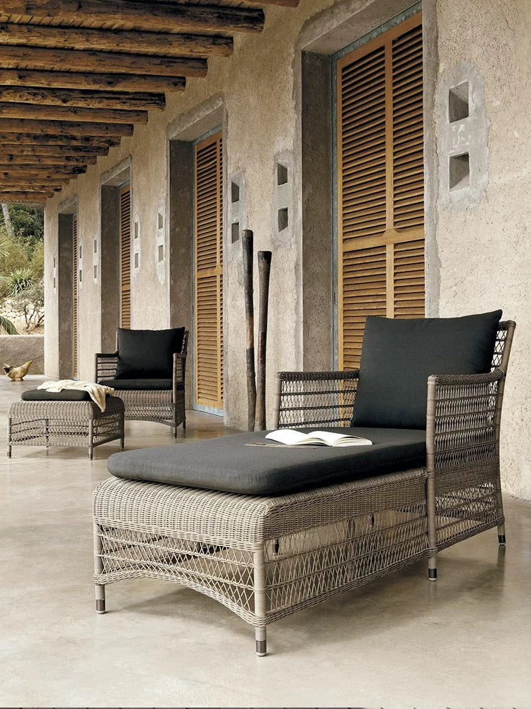 Donatello Rattan Lounge Chair - 4 Seasons Home Gadgets