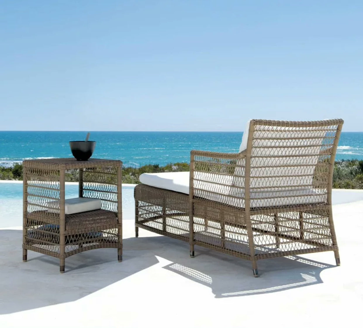 Donatello Rattan Lounge Chair - 4 Seasons Home Gadgets