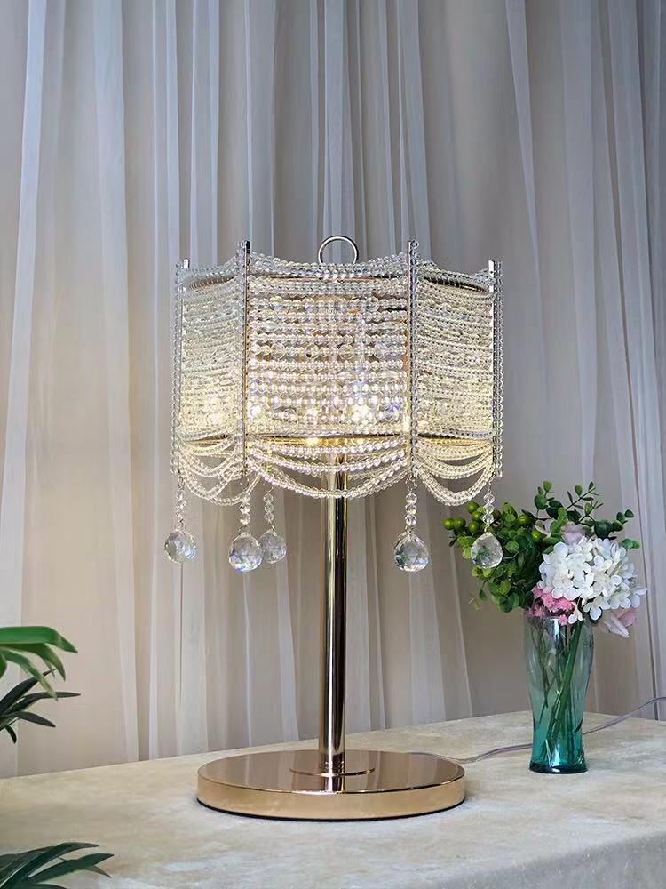 Drape Crystal Table Lamp - 4 Seasons Home Gadgets