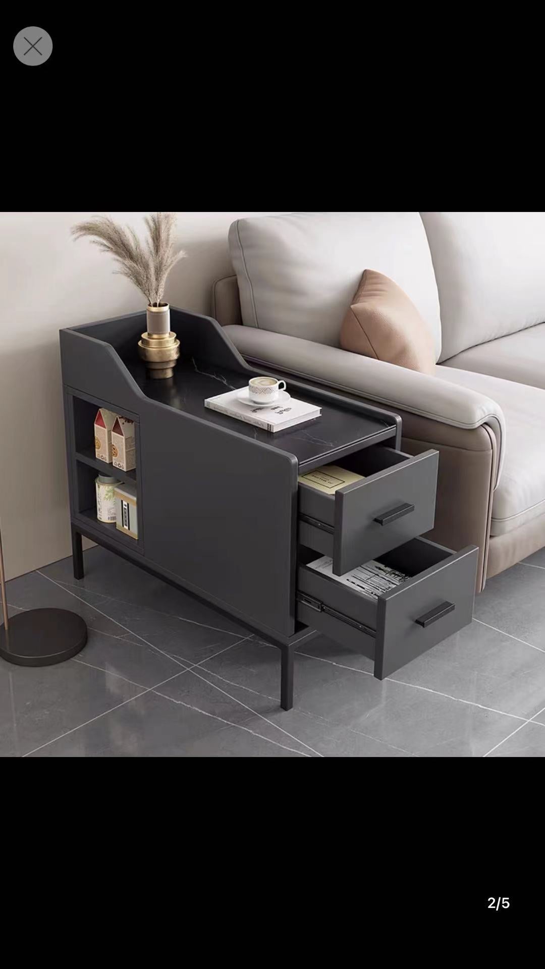 Drawer End Table With Storage - 4 Seasons Home Gadgets