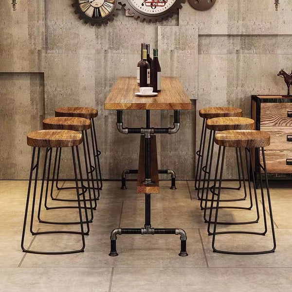 Dreschel Industrial Style Dining Set, Rustic Dining Experience