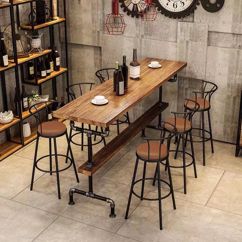 Dreschel Industrial Style Dining Set - 4 Seasons Home Gadgets