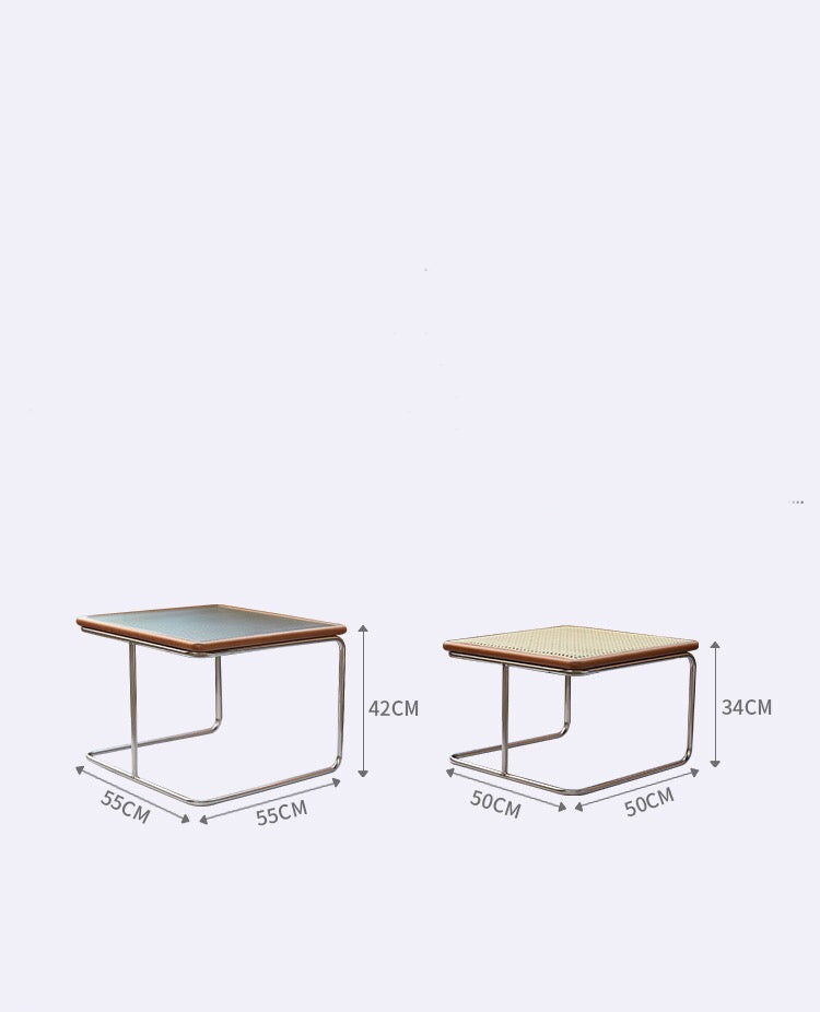 Ebling Glass Top Nesting Tables - 4 Seasons Home Gadgets