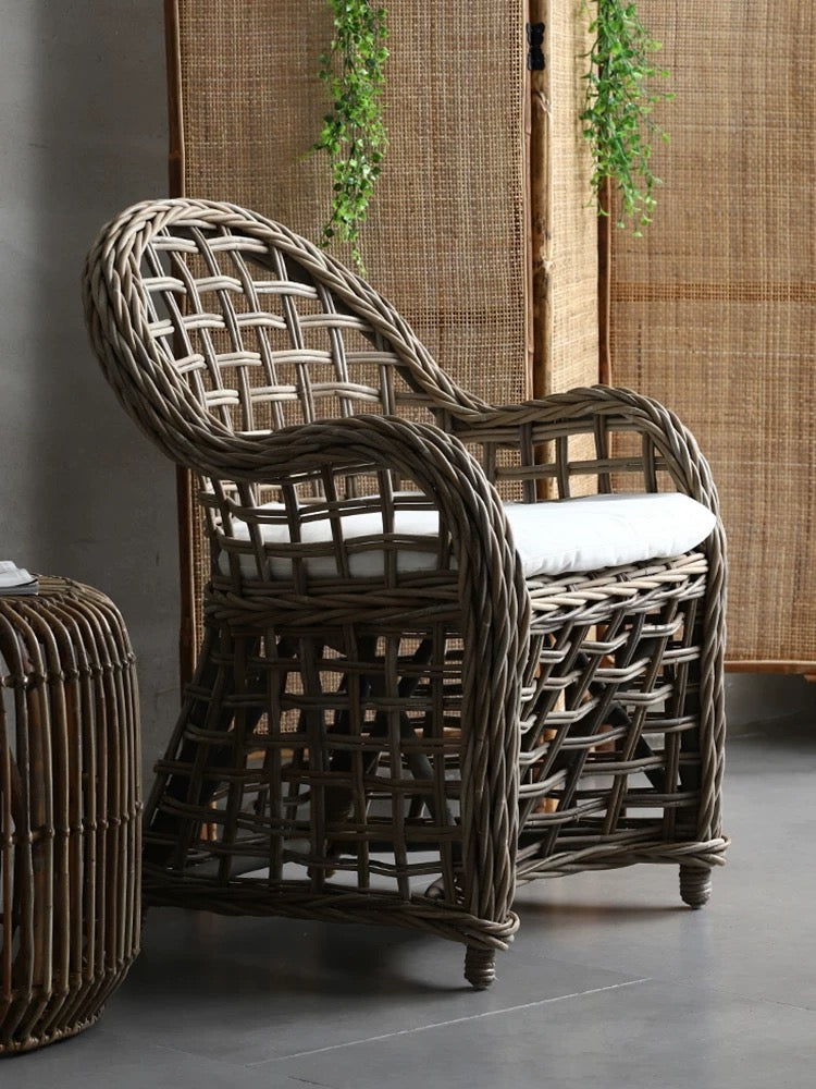 Edan Rattan Armchair - 4 Seasons Home Gadgets