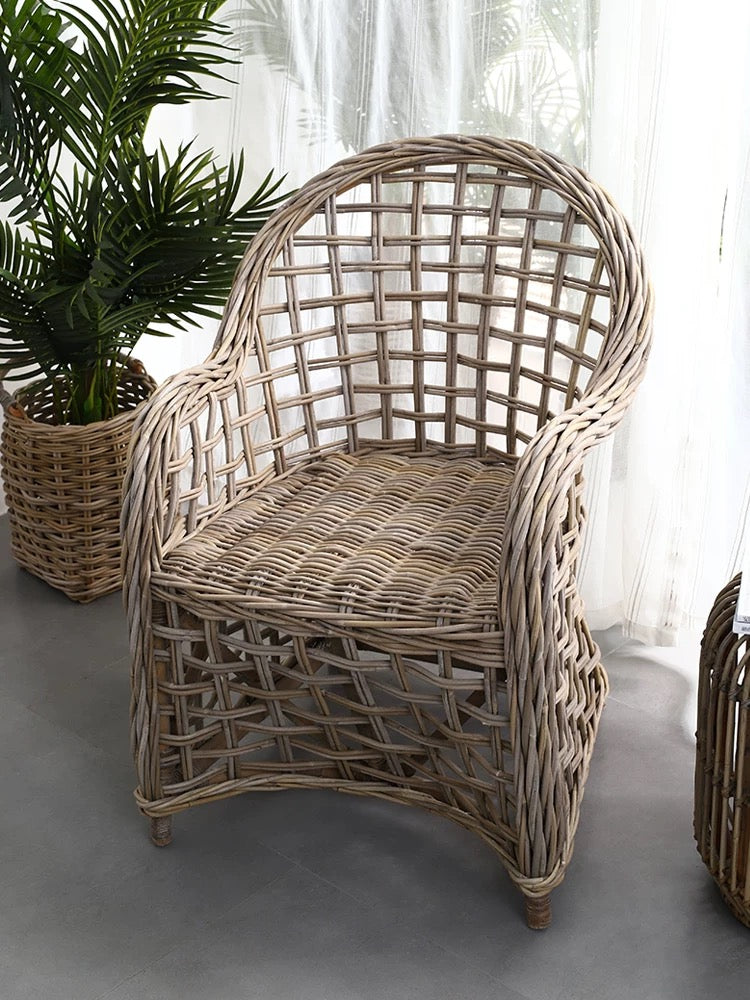 Edan Rattan Armchair - 4 Seasons Home Gadgets