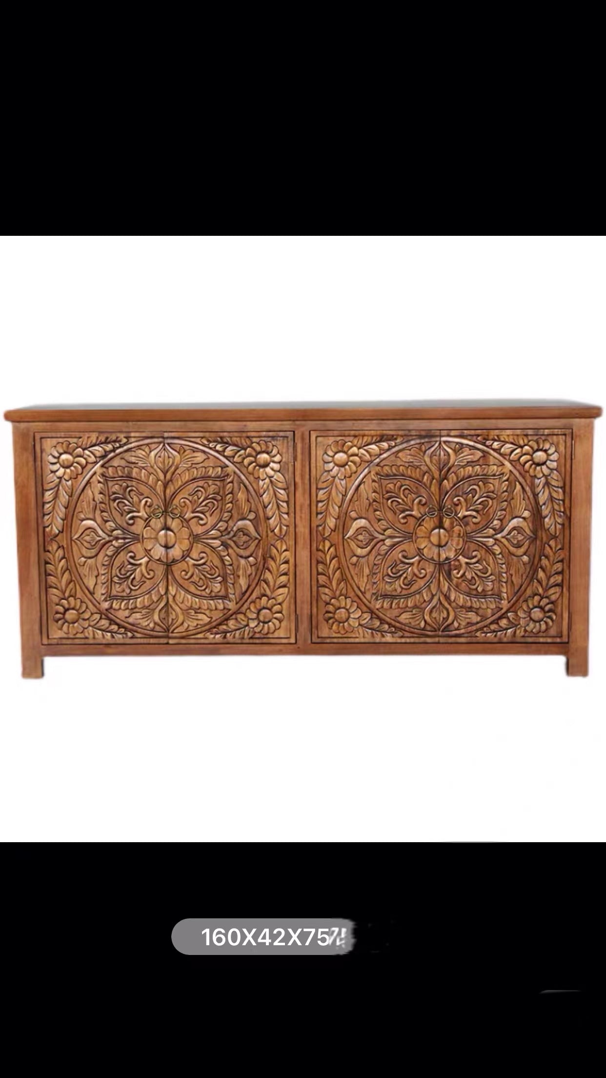 Eillie Wide Credenza - 4 Seasons Home Gadgets