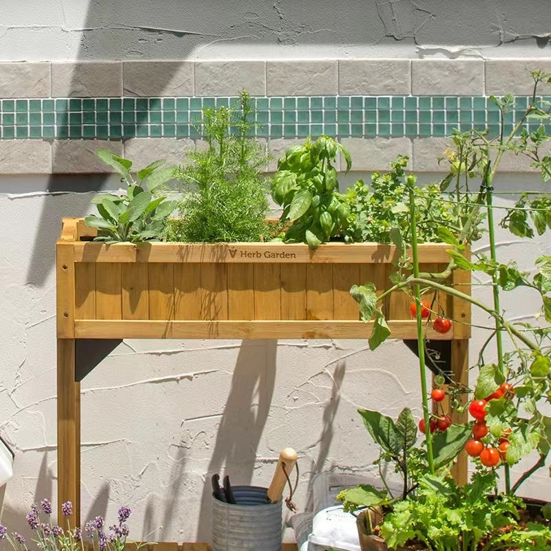 Elevated Gardens Wood Planter - 4 Seasons Home Gadgets