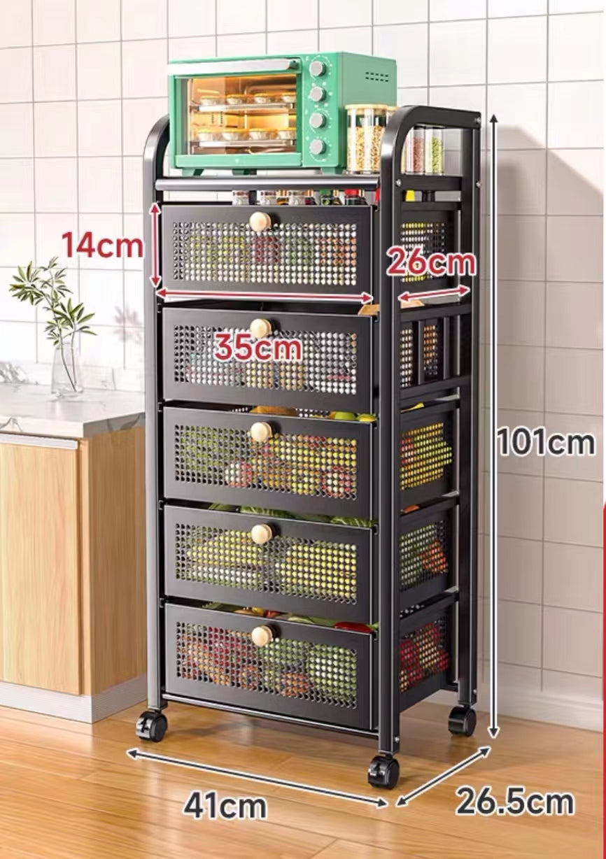 Elizabetha 4-6 Tiers Storage Rack - 4 Seasons Home Gadgets