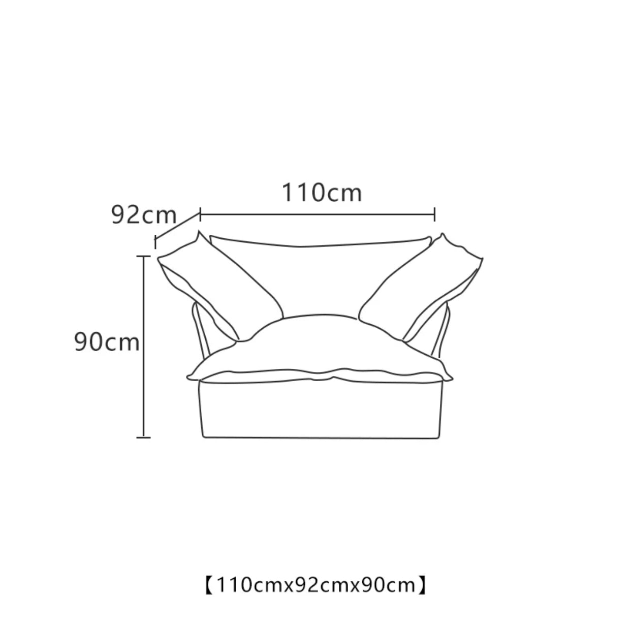 Emilio Velvet Sofa With Ottoman - 4 Seasons Home Gadgets