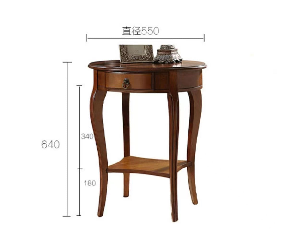 Emington Wood End Table with Drawer - 4 Seasons Home Gadgets