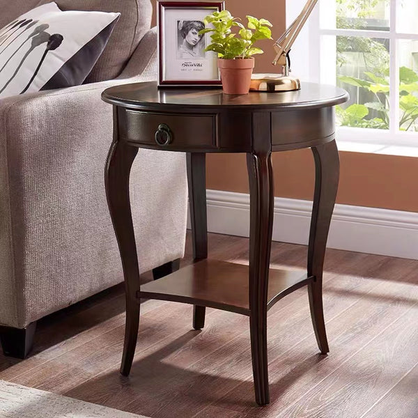 Emington Wood End Table with Drawer - 4 Seasons Home Gadgets