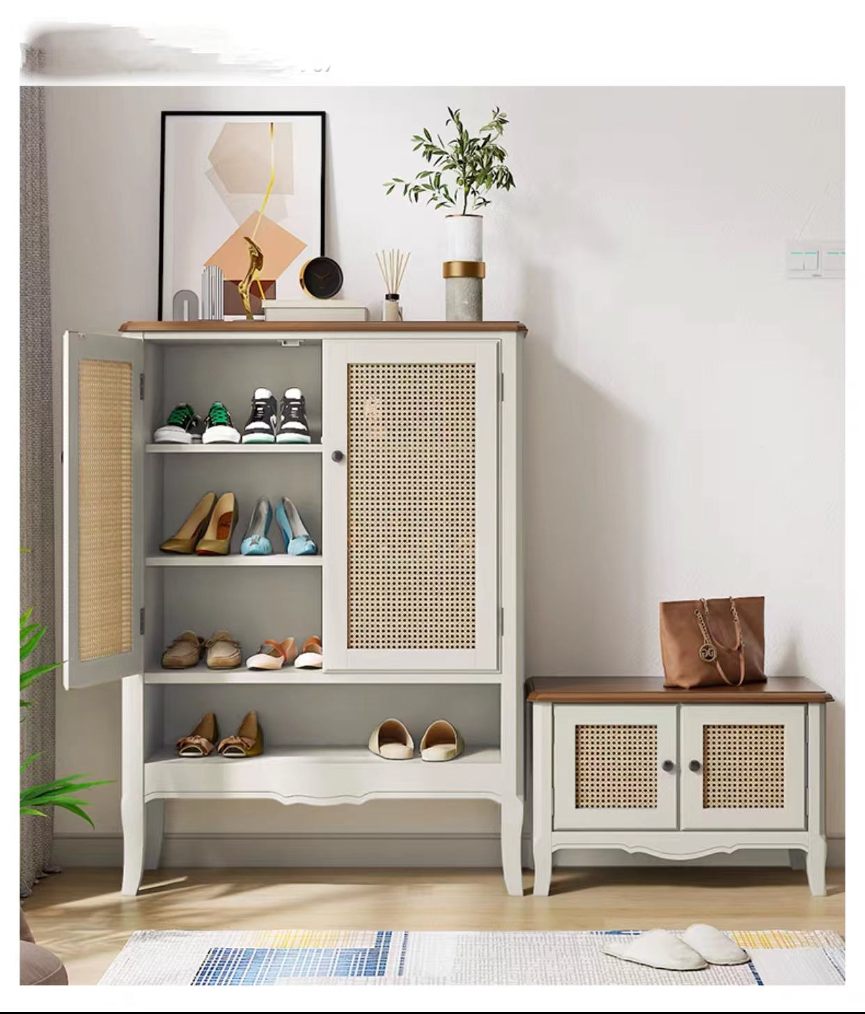 Entryway Shoe Storage Cabinet - 4 Seasons Home Gadgets