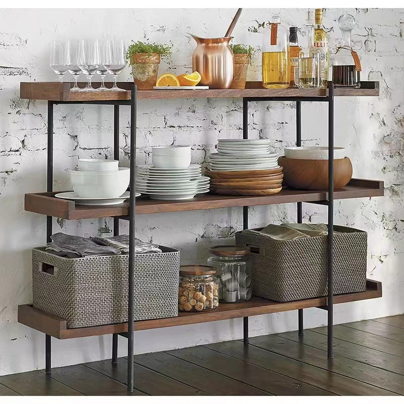 Esofina Iron Bookcase - 4 Seasons Home Gadgets