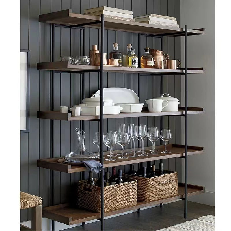 Esofina Iron Bookcase - 4 Seasons Home Gadgets