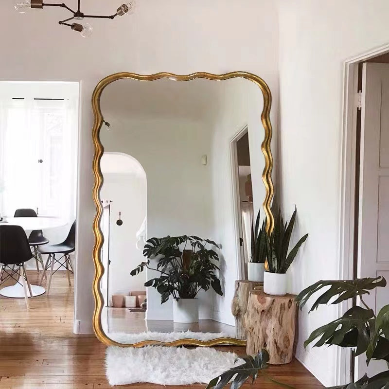 Extra Large Gold Frame Standing Mirror 120x180cm - 4 Seasons Home Gadgets